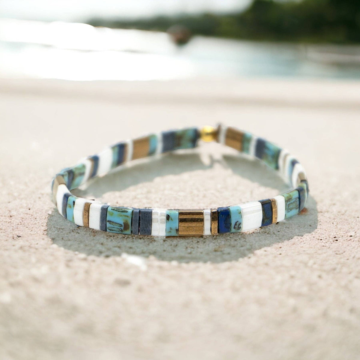 WINTER HARBOR - Tila Bead Bracelet | Single: 6.50 Inches - M