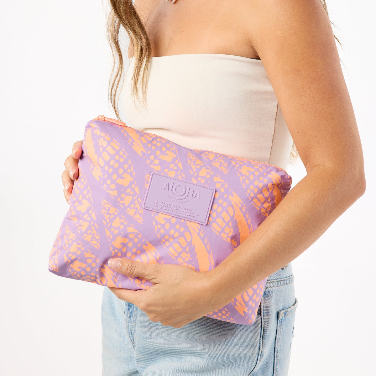 Miter Shell Mid Pouch Nectarine