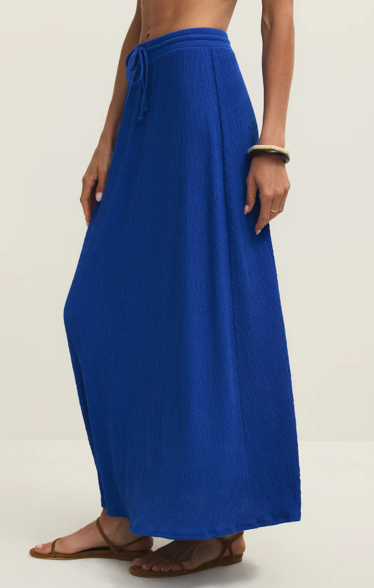 Idris Maxi Skirt Nautical Blue
