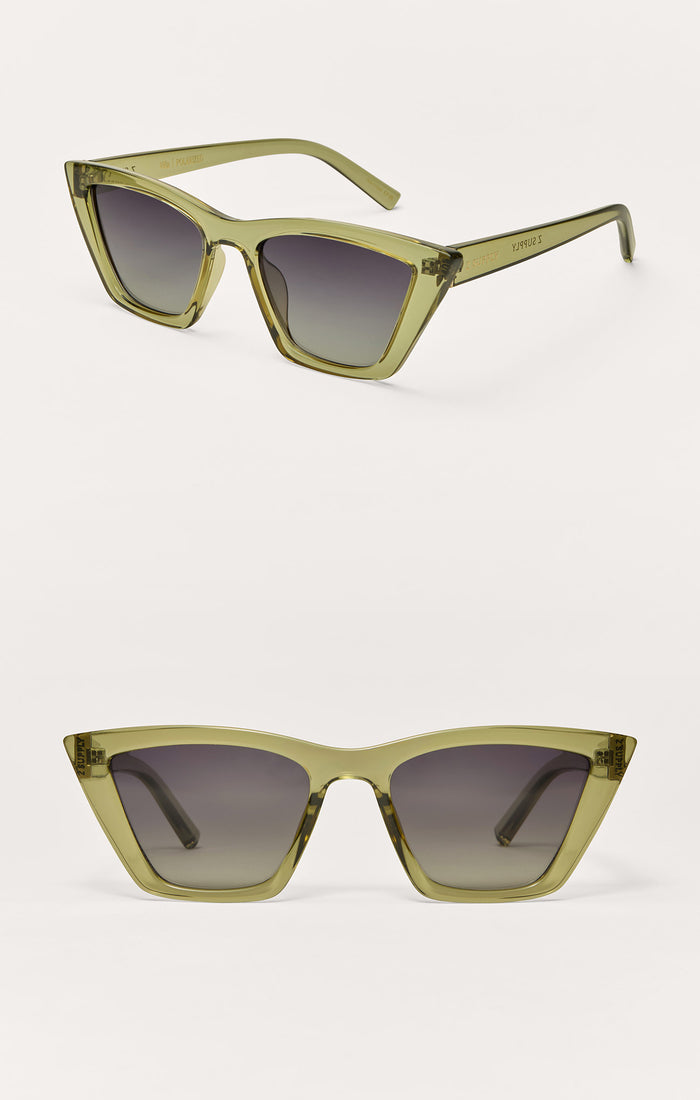 Villa Sunglasses Olive Gradient