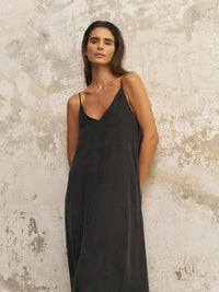 Lucid Flow Maxi Dress Black