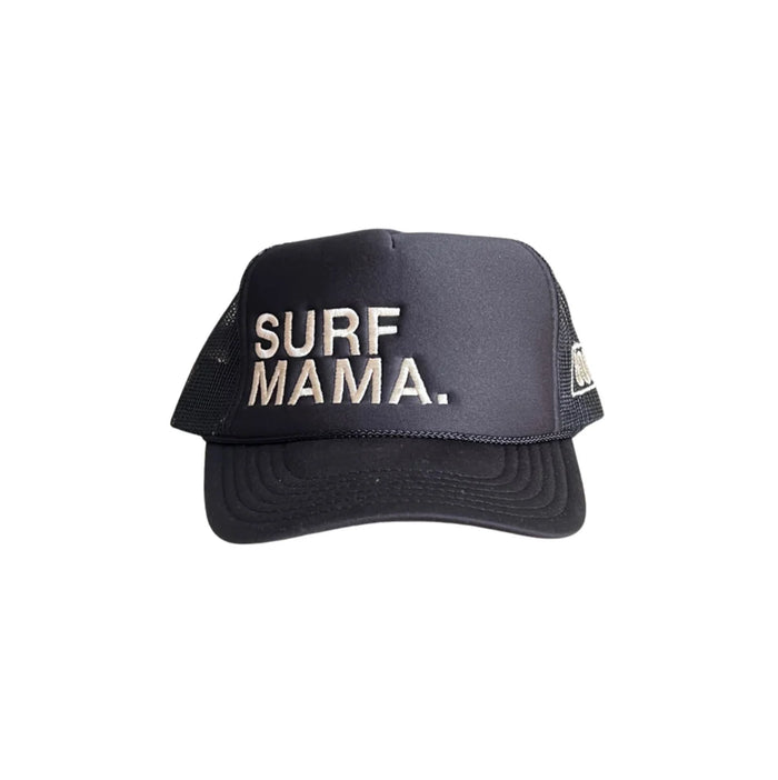 Surf Mama Hat Black