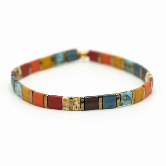 STAINED - Tila Bead Bracelet Sizes 5.75-8.50: 6.25 inches - S