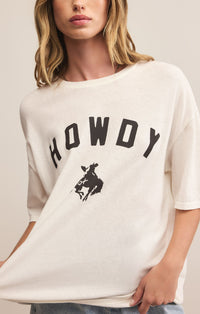 Howdy SO CAL Oversized Tee Sea Salt