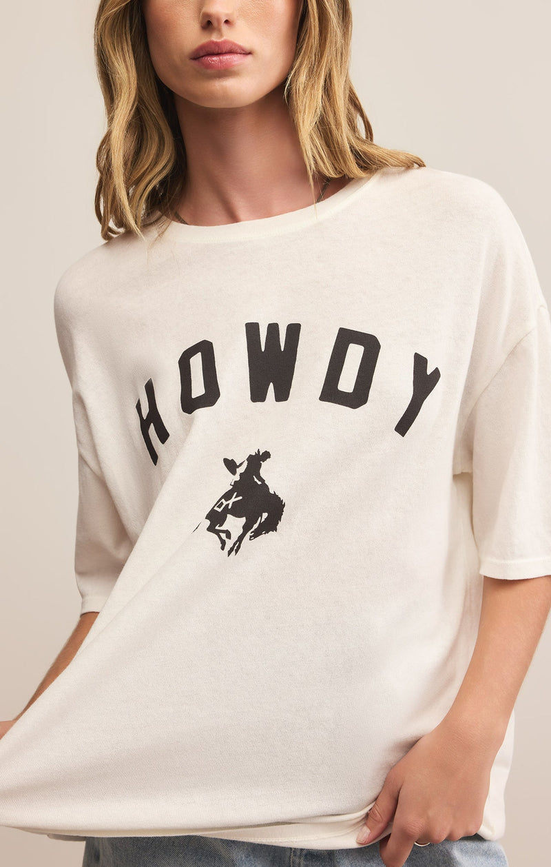 Howdy SO CAL Oversized Tee Sea Salt