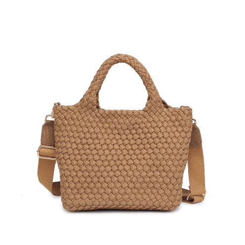 Sky's the Limit Small Laced Up Eco Tote Nude