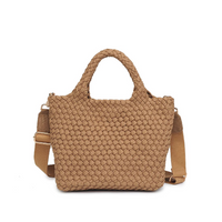 Sky's the Limit Small Laced Up Eco Tote Nude