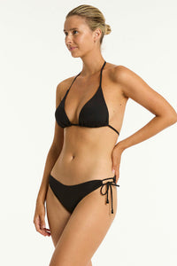 Essentials Edit Tie Side Cheeky Pant Black