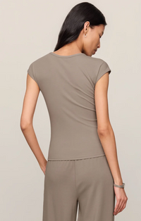 Soft Trace Second Skin Top Wild Mushroom