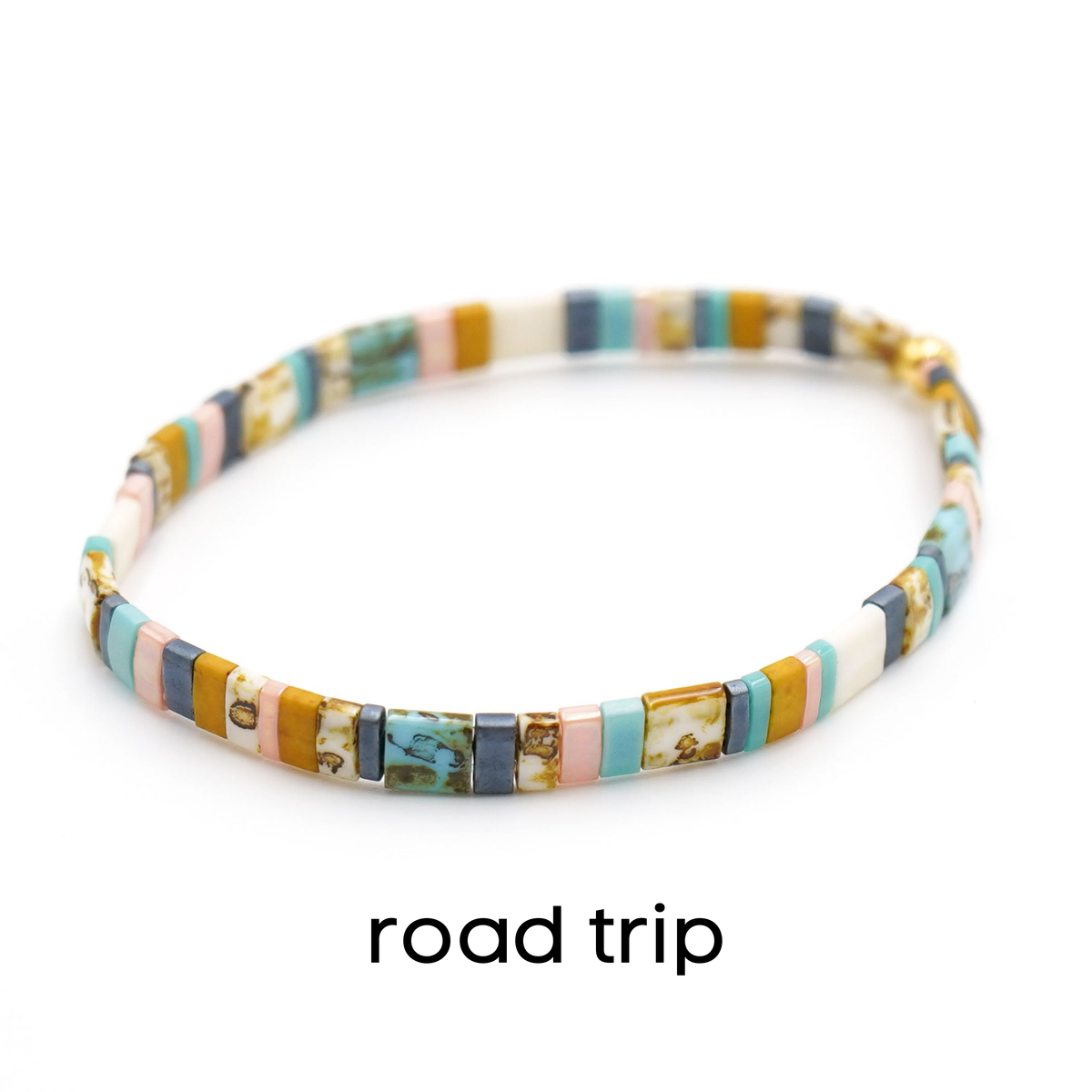 BOHO SUNRISE - Tila Bead Bracelets: 6.25 inches - S / Going Coastal
