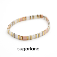 BOHO SUNRISE - Tila Bead Bracelets: 6.25 inches - S / Going Coastal