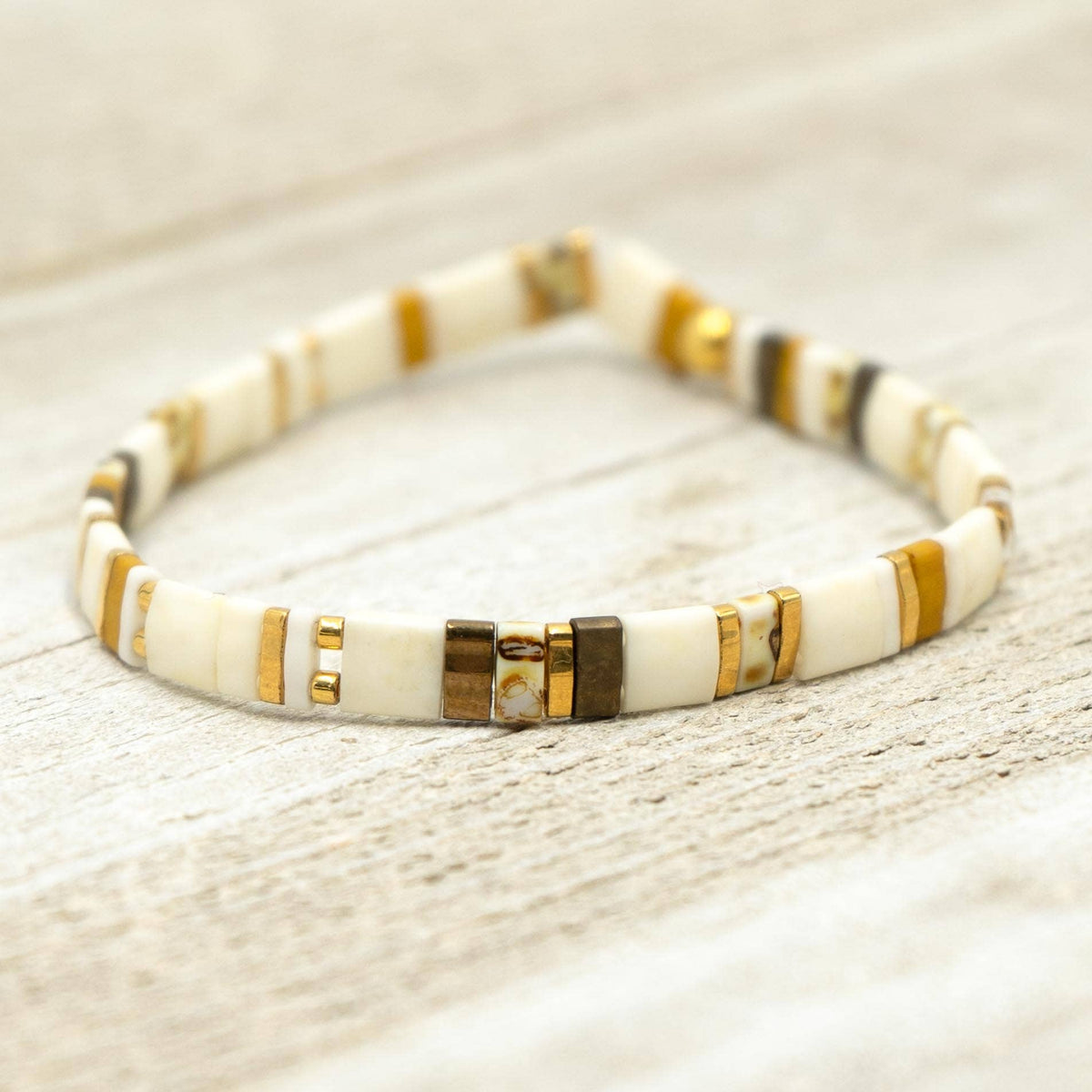EGYPT - Tila Bead Bracelet | Single: 6.50 Inches - M