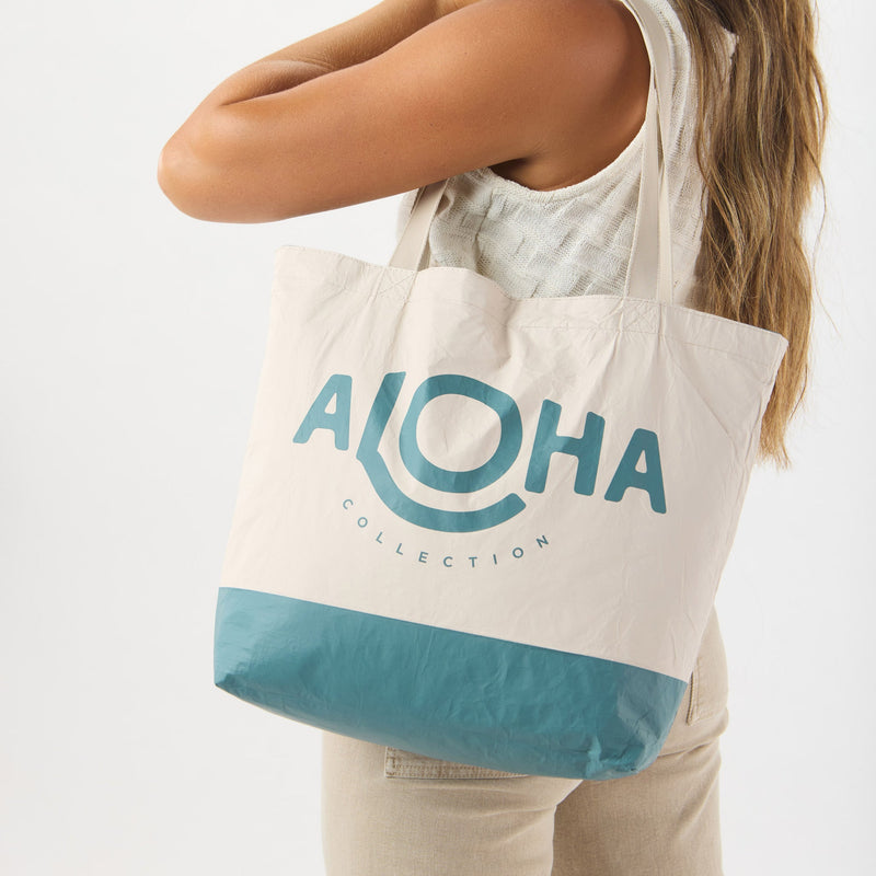 Palaka Reversible Tote Atlantic