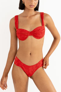 Leilani Balconette Top Red