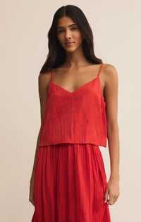 Fiore Tank Cabana Red