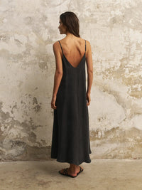 Lucid Flow Maxi Dress Black