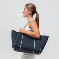 Large Neoprene Tote Shades of Grey