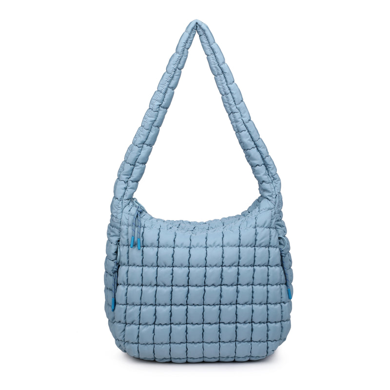 Revive Puffer Hobo Bag Sky