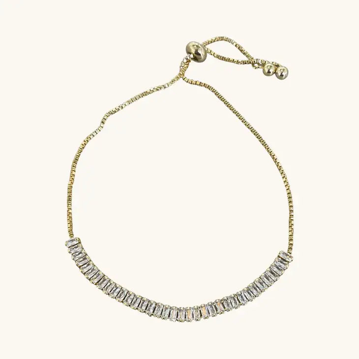 Baguette Crystal Slider