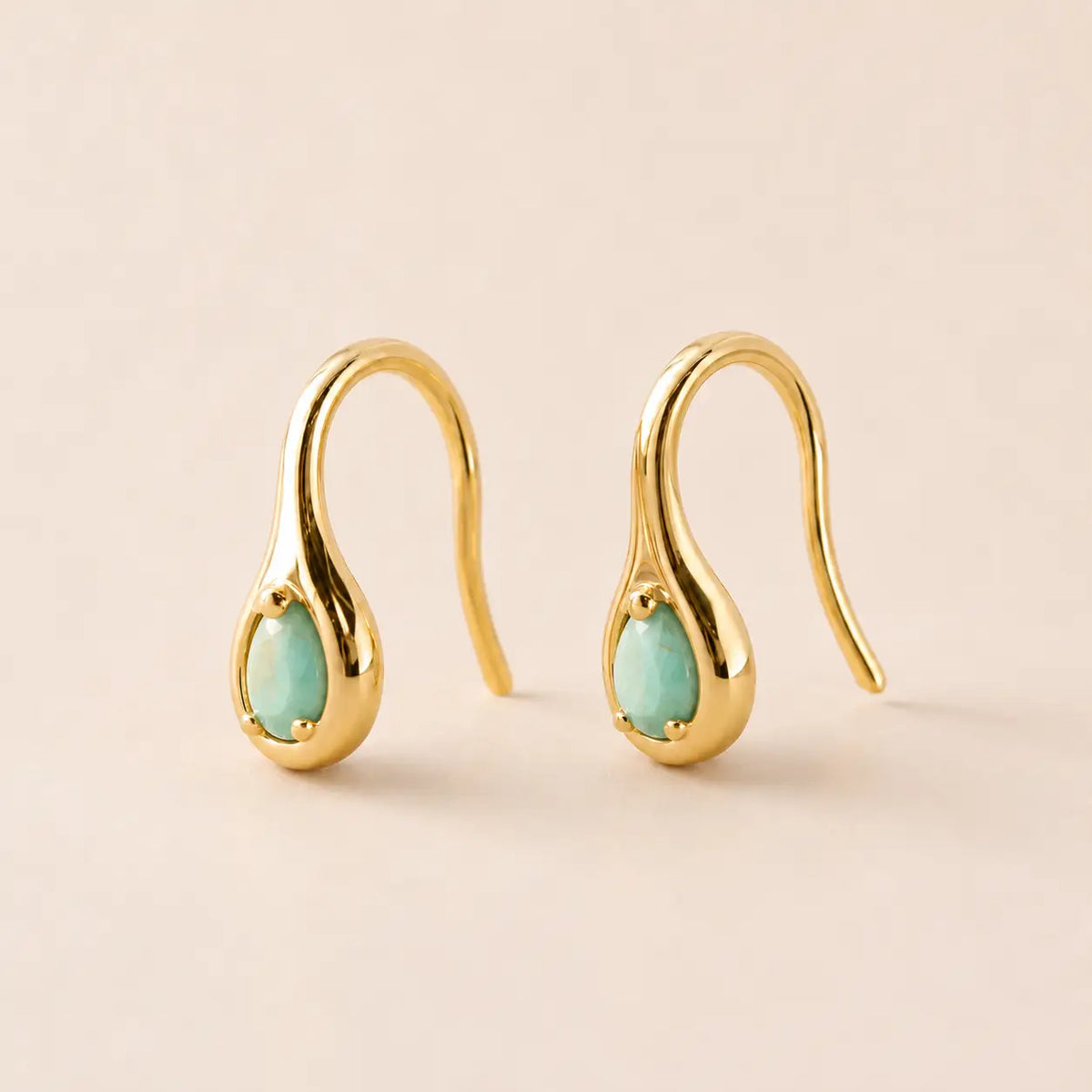Mini Pear Drop - Amazonite