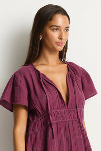 Sunset Short Daydress Claret