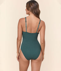 Amalfi One Piece Textured Weave Seaweed