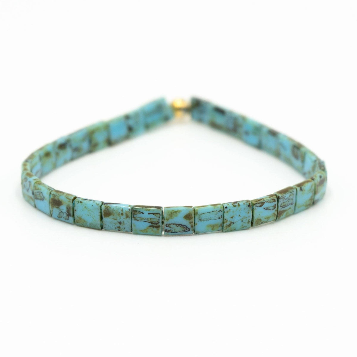 SIERRA GOLD - Tila Bead Bracelets: 6.25 inches - S / Desert Sands