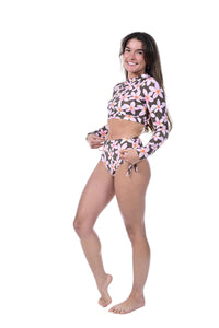 Kai Top Cocoa Plumeria
