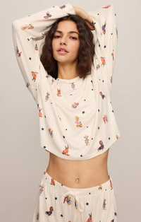 Team Player Long Sleeve Top Sandstone