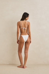 Gigi Tie Side Bottoms White