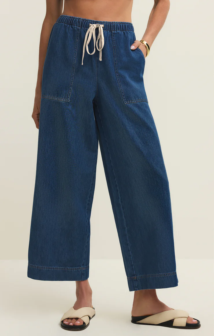 Daycation Denim Utility Pant Deep Water
