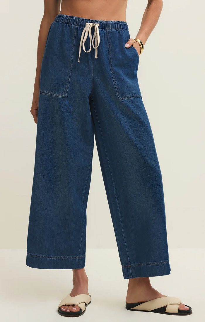 Daycation Denim Utility Pant Deep Water