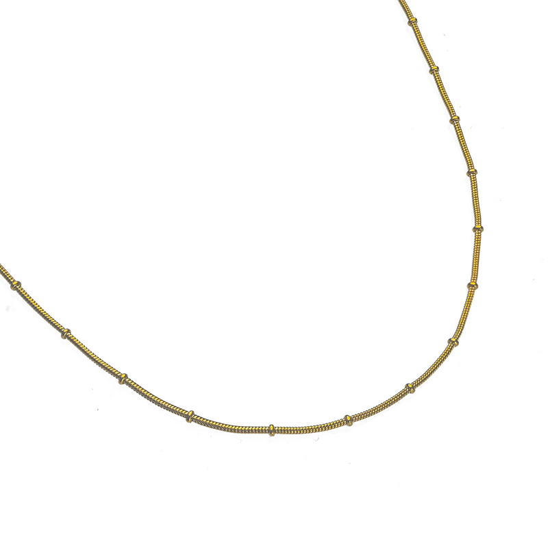 Waterproof Gold Rope Satelite Chain