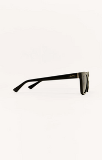 High Tide Polished Black /Gray Sunglasses