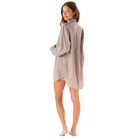 Boyfriend Button Up Stone