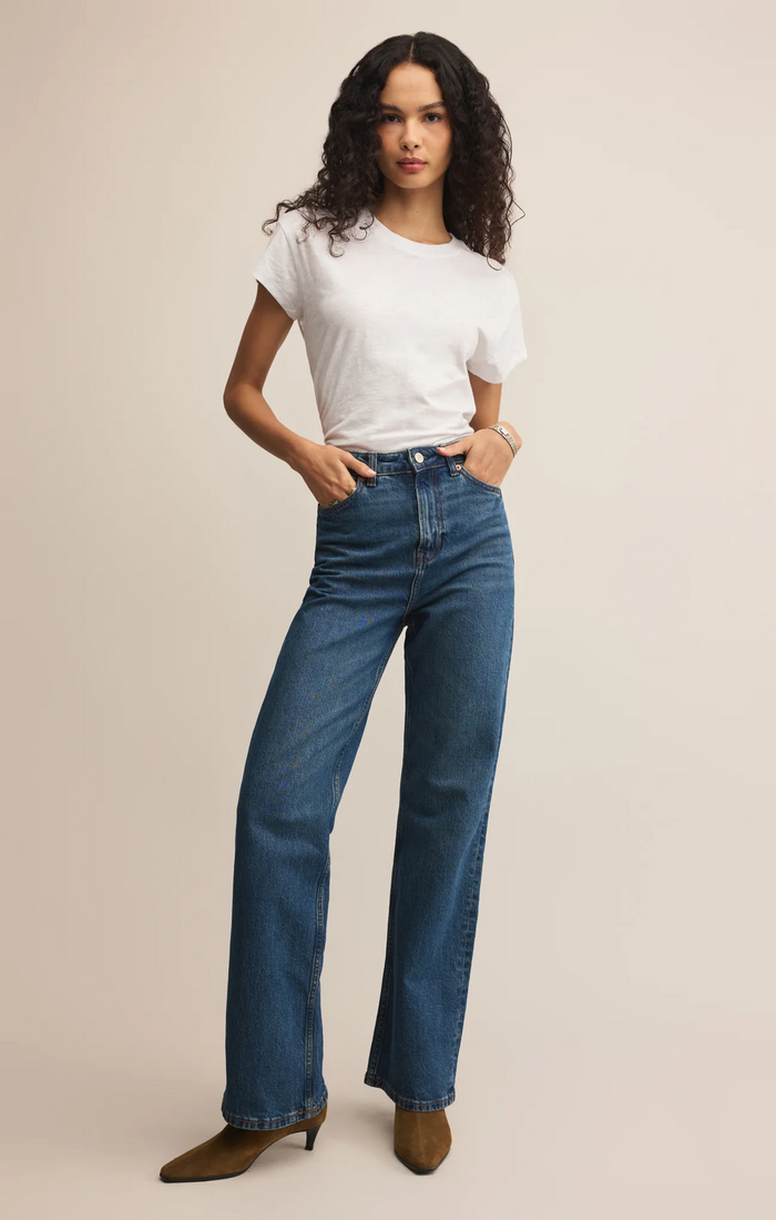 Modern Slub Tee White