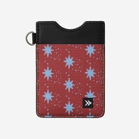 Lyra Vertical Wallet Blue/Red