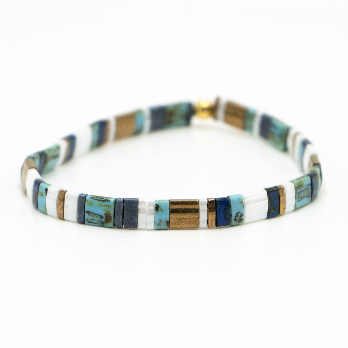 WINTER HARBOR - Tila Bead Bracelet | Single: 6.50 Inches - M
