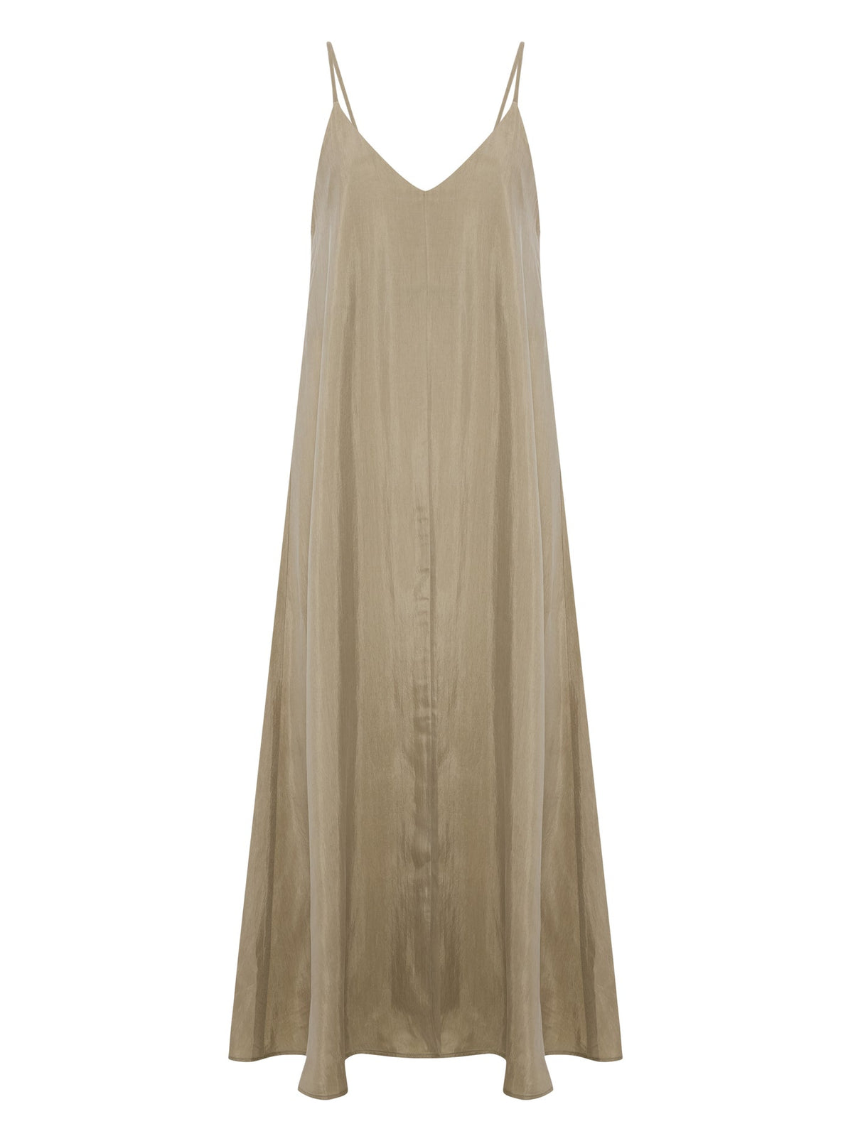 Lucid Flow Maxi Dress Khaki Green