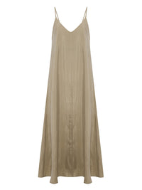 Lucid Flow Maxi Dress Khaki Green