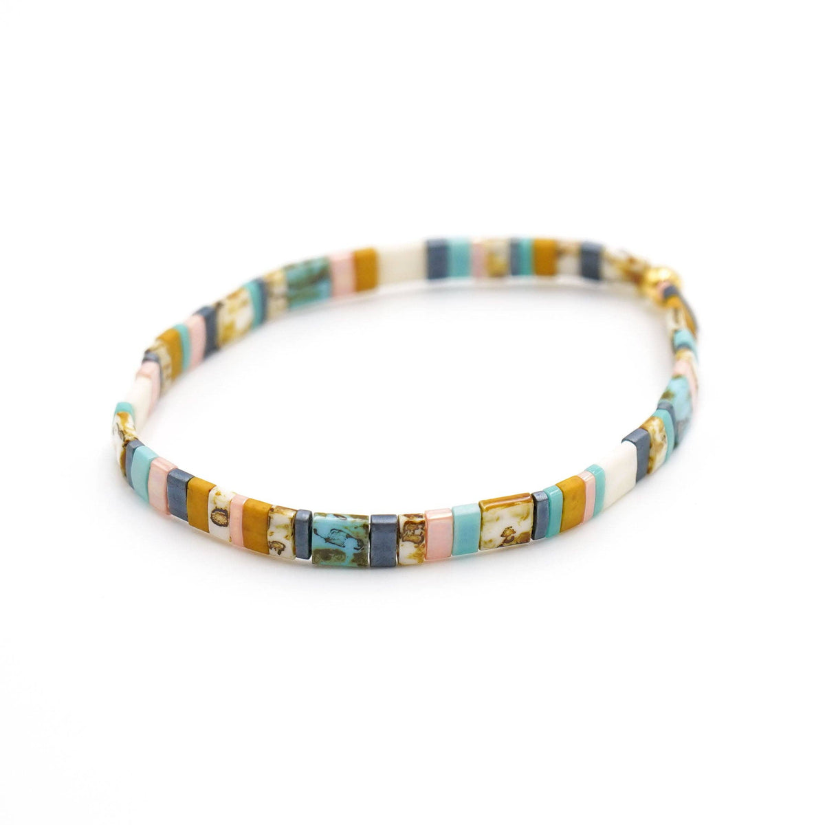 SALT AND ROSE - Tila Bead Bracelets: 6.25 inches - S / Vacation