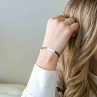 Dalliance- Tila Bead Bracelet | Single: 6.50 Inches - M