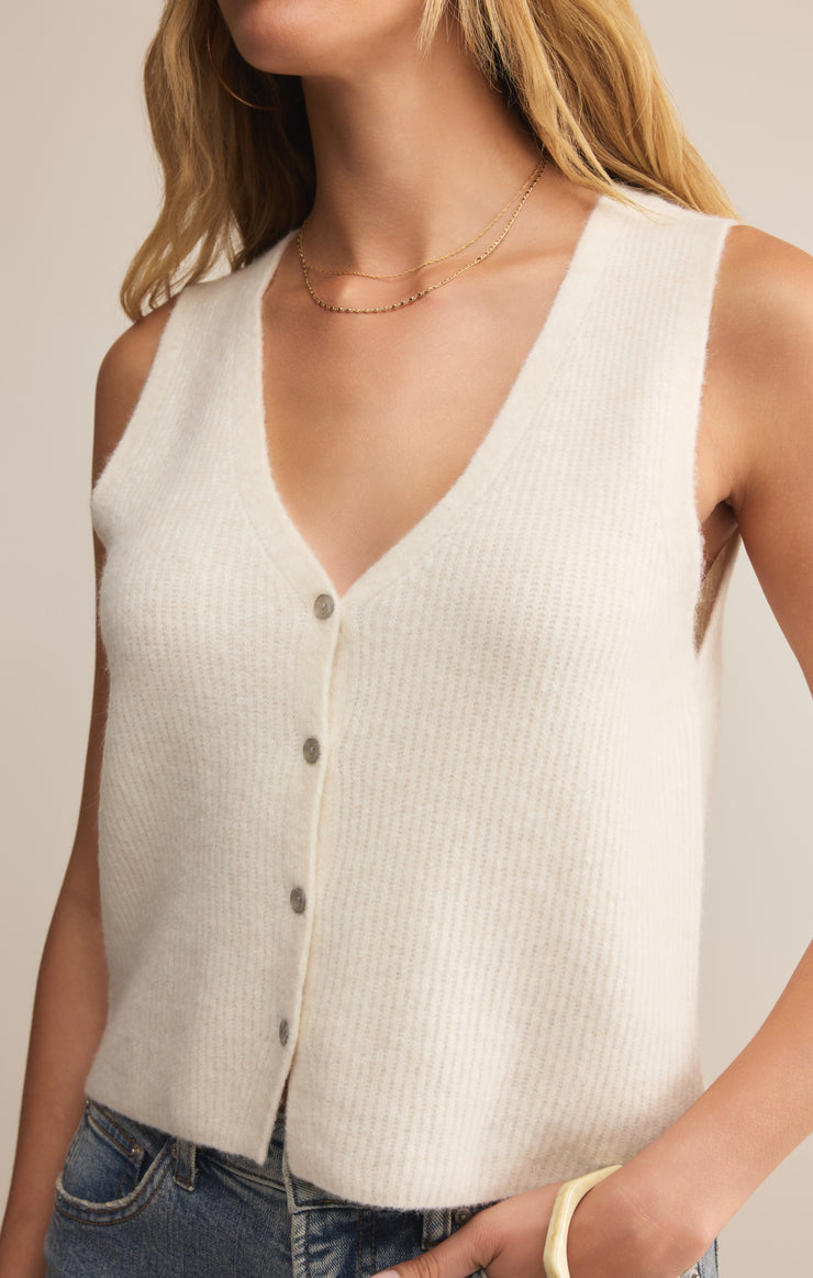 Bryce Sweater Vest Crystal