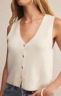 Bryce Sweater Vest Crystal