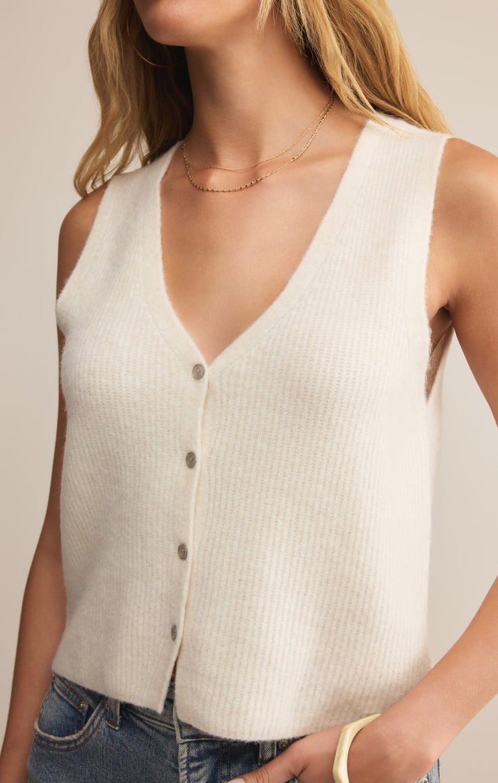 Bryce Sweater Vest Crystal