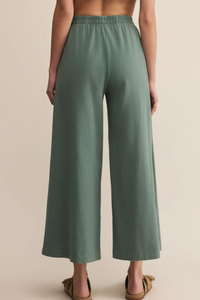 Scout Jersey Crop Flare Pant Hunter Green