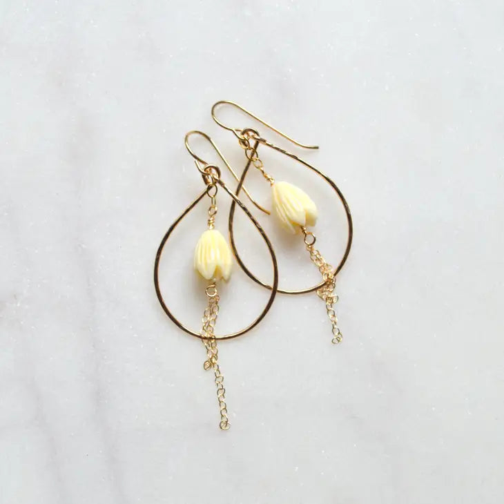 Pikake Teardrop Earrings