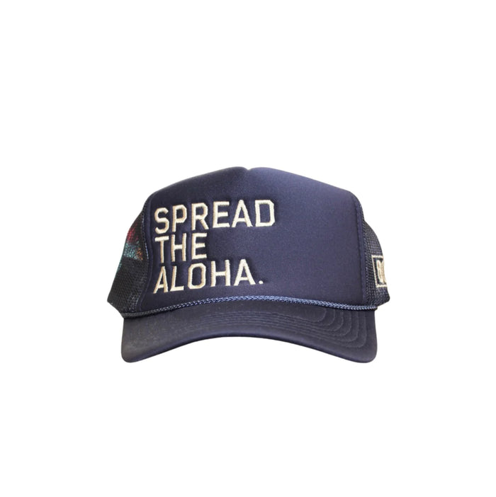 Spread The Aloha Hat Navy