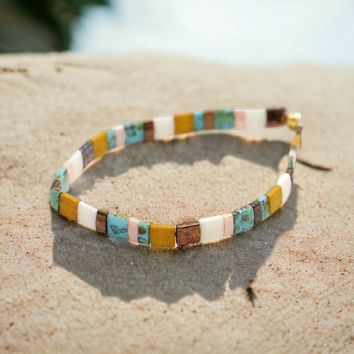 SUNDOWN - Tila Bead Bracelet | Single: 6.25 Inches - S