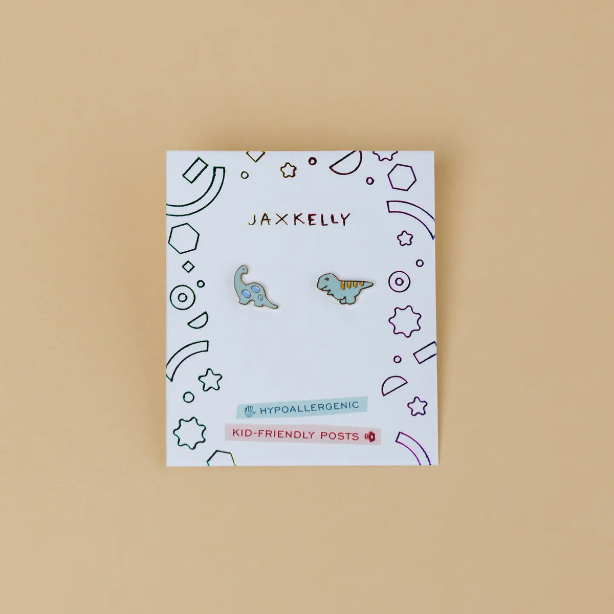 Dinosaur Enamel Kids Earrings